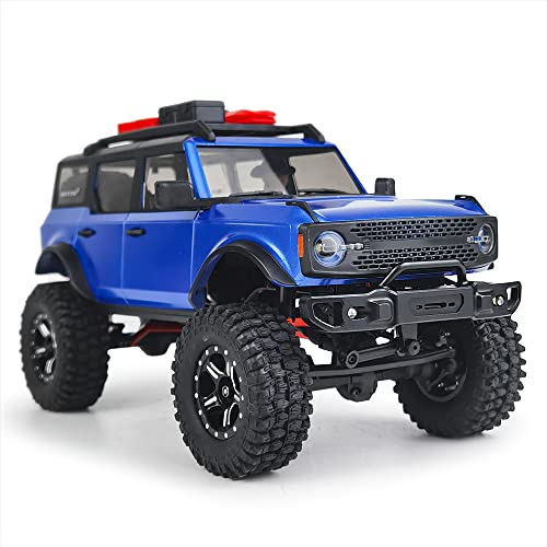 Metal Front & Rear Bumper with Lights, Front and Rear | For 1/24 Axial SCX24 AXI00006 Bronco, RC Crawler Car - color: Front and Rear
