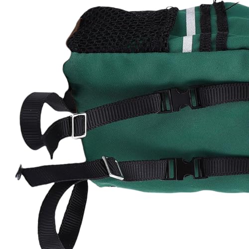 Yctze RC Simulation Backpack, Oxford Cloth Storage Bag, Stickers Backpack with Customization, Ideal for SCX10, 1/8 & 1/10 Scale RC Crawlers (Green) - color: Green