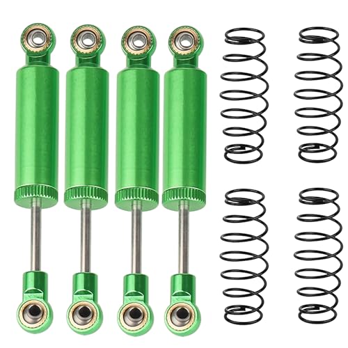 Shock Absorber Damper Internal Spring Built-in Spring For 1/10 RC Crawler Axial SCX10 I II III RBX10 Wraith TRX4 MST Redcat (green, 80mm) - color: green, size: 80mm