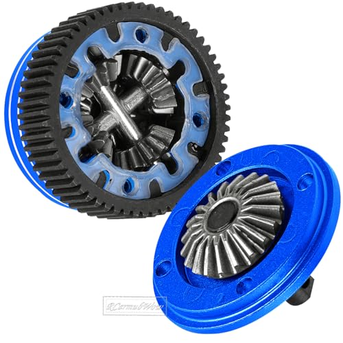 RC Gear Differential Upgrades Part for 1/10 Slash 2WD(VXL)/Stampede 2WD(VXL)/Bandit 2WD(VXL)/Rustler 2WD,Harden Steel w/Alloy Differential Transmissions,Replace #2388X,Navy Blue - color: Navy Blue(for 2wd)