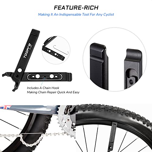 Multi-Functional Master Link Pliers | With Master Link Removing, Tire Levers, Storage Links, and Chain Hook - Ideal for MTB, Road, Mountain Bicycle, BMX Bikes