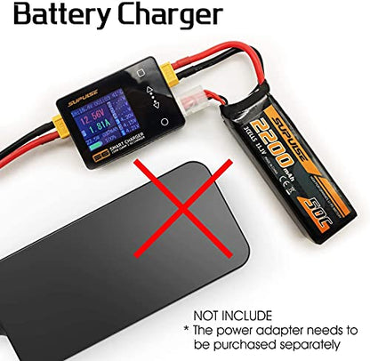 Lipo Battery Charger 150W/10A for 1-6S LiPo/LiHv/Lion/Life | Smart Hobby Charger 1-16S NiMH,1-12S Pb Batteries RC Discharge Balance Charger with Tamiya/JST/EC3 Connectors Cable
