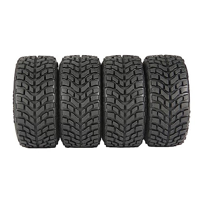 4PCS 76mm/2.99inch RC Rally Car Tyres 12mm Hex Hub Rubber Tires & Plastic Wheel Rims for 1/16 1/14 1/12 1/10 RC Touring Car On-Road Off Road Buggy(NOT Glued) - size: A
