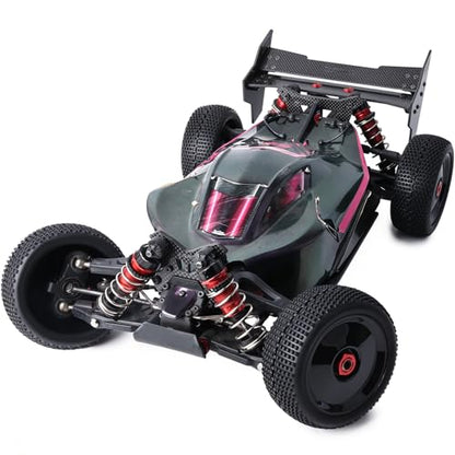 Preglued 17mm Hex 1/8 Scale RC Buggy Truggy Wheels and Tires RC Pin Tires Wheels for 1/8 Arrma Typhon 6S 3S Losi TLR 8IGHT X/E 2.0 XT/XTE Traxxas Team Associated HPI RC Off-Road Tyres (Black) - color: Black