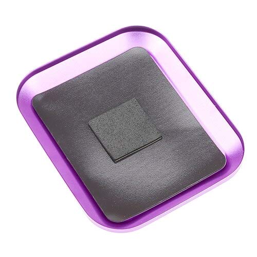 Replacement Part For 1PC 2PCS Screws Bolts Tray With Magnetic Pad For Cell Phone Repair RC Hobby Model Car Repair Tools Aluminium Screw Magnetic Tray - (Color: 1PC Purple) - color: 1PC Purple