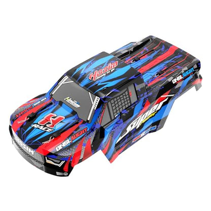 Hosim 1/10 RC Car Body Shell for X07/X08/X07W RC Truck Replacement Parts No.X8-CK03 X08 RC Cars Accessories(Blue)