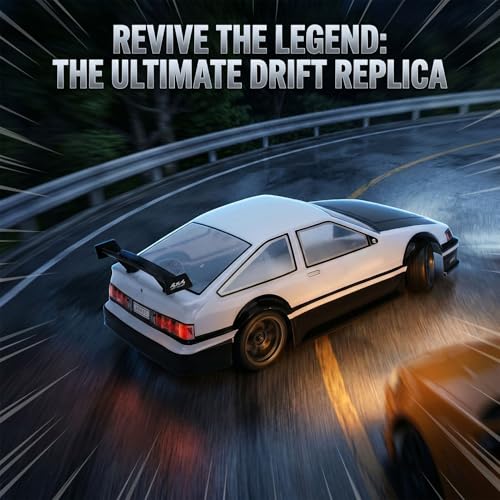 GOWENIC RC Car Body Shell 1/10 Scale Universal Painted Precut Modification 26cm Wheelbase for AE86 Racing Body Shell Clios RC Truck