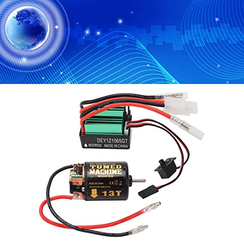 Brushed Motor ESC Combo, 540 Brushed Motor with 65A Brushed ESC for Axial Complete Motors for Scx10 90046 RC Car Motor Electric Motors & Parts