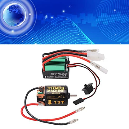 Brushed Motor ESC Combo, 540 Brushed Motor with 65A Brushed ESC for Axial Complete Motors for Scx10 90046 RC Car Motor Electric Motors & Parts