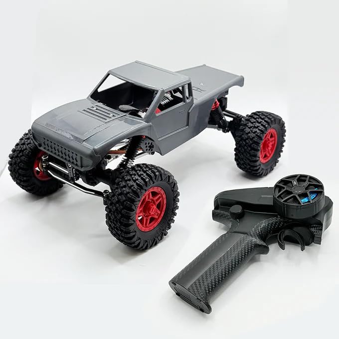furitek 1/18 RC Crawler TerraX Active Pro 4WS ARTR – Remote Control Car RC Cars for Adults Mini Crawler Brushless 2-in-1 System (Champagne Nude Edition) (Grey) - color: Grey