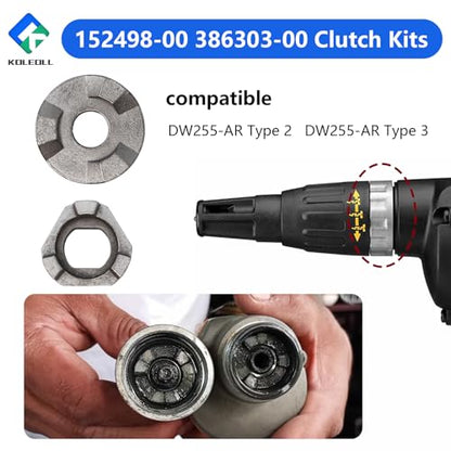 2 Pack 152498-00 386303-00 Clutch Kits Compatible with DW255-AR Type 2/3 Output Clutch and Intermed Clutch COMBO00194