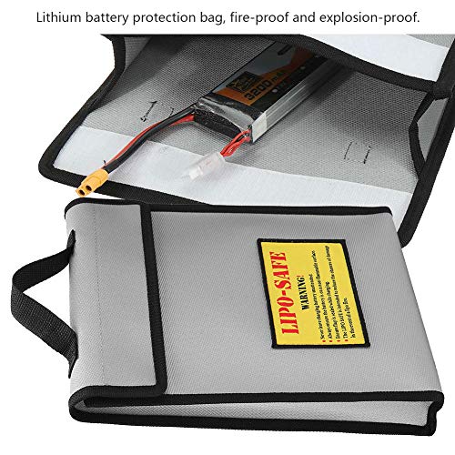 aqxreight Lithium Battery Model Airplane Explosionproof Store Bag Antiflaming Fireproofing Handbag While Effectively Pr Explosion Proof BagBattery Explosion Proof BagLithium Battery