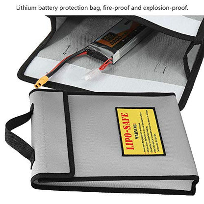 aqxreight Lithium Battery Model Airplane Explosionproof Store Bag Antiflaming Fireproofing Handbag While Effectively Pr Explosion Proof BagBattery Explosion Proof BagLithium Battery