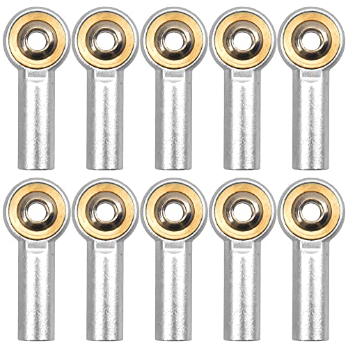 12Pack Vgoohobby Aluminum M4 Link Rod Tie Rod End Ball Head Joint Holder CW 26mm Compatible with Axial Redcat HPI Traxxas HSP 1/10 RC Car Truck Buggy Crawler (Silver) - color: Silver