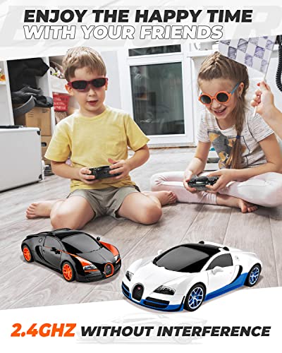 BEZGAR 1:24 Bugatti Remote Control Car Licensed Bugatti Grand Sport Vitesse | Official Bugatti Replica, 2.4GHz Interference-Free Control, Ideal Toy for Boys 6-8, 8-12 & Adults, Hobby Collectible Model - color: Bugatti-1:24 Bugatti Grand Sport Vitesse