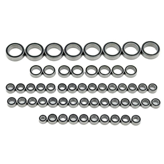 HobbyPlus Terranaut 8x8 Ball Bearing Set - 56pcs for 1/18 Crawler Terranaut 8x8 RC Truck - Remote Control Car, RC Car Upgrade Parts