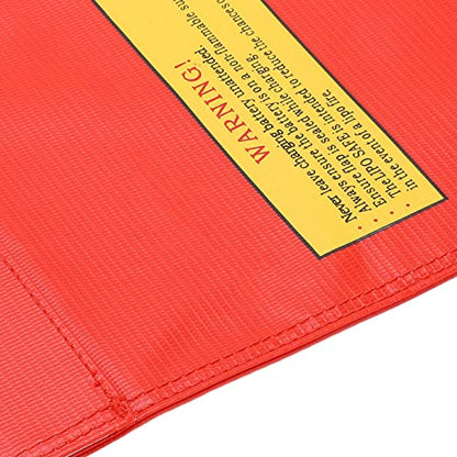 Fireproof Lipo Battery Storage Bag, Explosion Proof Safe Charging Pouch with Flame Retardant Fabric for Drone Aircraft RC Batteries