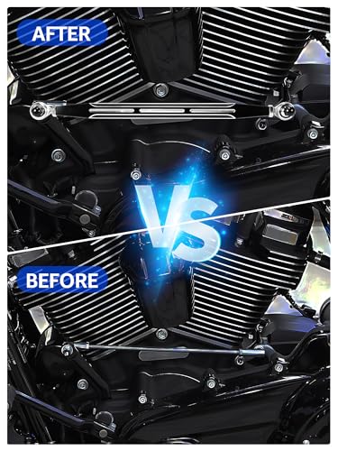 Shifter Linkage, Motorcycle Gear Shift Linkage | Compatible for Harley Davidson 1986-2024 Street Glide, Electra Glide, Road Glide, Road King, Tri Glide, Softail, Dyna - color: Black