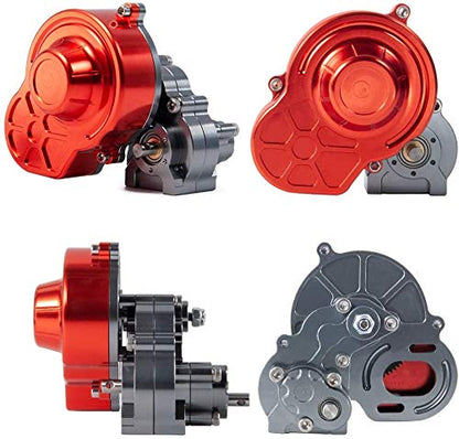 RC Metal Reverse Transmission Gearbox for 1/10 RC Crawler Car Axial SCX10 90027 SCX10 II 90046 Wraith Upgrade Parts