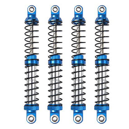 4Pcs ShareGoo Adjustable Metal Shock Absorber 70/80/90/100/110/120mm Damper Compatible with Traxxas TRX4 TRX6 G63 Axial SCX10 D90 90046 AXI03007 1/10 RC Rock Crawler (110mm Hole Distance)