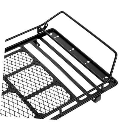 PRETYZOOM Rc Crawler Car Roof Storage Rack Heavy Duty Luggage Bracket Black Shelf Bracket for Simulation Climbing Car
