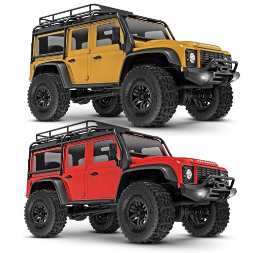 1.3''Soft Rubber Crawler Tires (4PCS) for 1/24 1/18 SCX24 TRX4M AX24 FCX24 FCX18 RC Crawler Car (Style A)