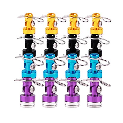 8pcs/Pack Magnetic RC Car Shell Column Invisible Body Post Mount Black