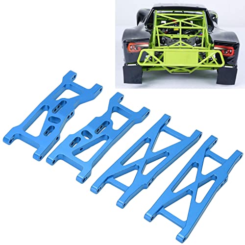 Dilwe RC Suspension Arms, RC Aluminum Front and Rear Suspension Arms for 22S SCT 1/10 RC Short Course Truck Upgrade Parts(Blue)