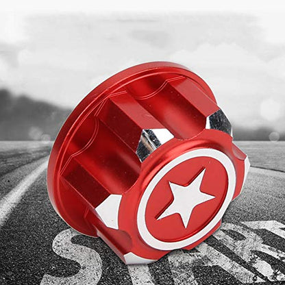 17mm Hex Wheel Nut, Aluminum Alloy Lightweight Durable RC Car Wheel Nut Set of 4 for RC Enthusiasts Hobbyists Racing Off-Road Vehicles