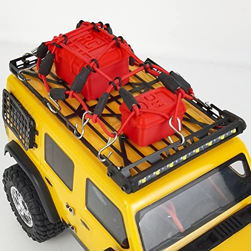3PCS 1/24 Mini Toolbox Trunk RC Car Simulated Plastic Mini Storage Box Equipment Case Decoration Accessories Compatible with SCX24 AX100002 AXI00005 1/24 RC Crawler Spare Parts
