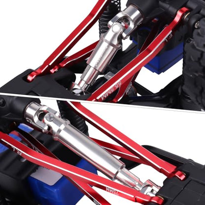 2PCS RC Drive Shafts Front Rear Centre Shaft Heavy Duty Steel for TRX4M 1/18 RC Crawler Upgrades (Silver) - color: Silver