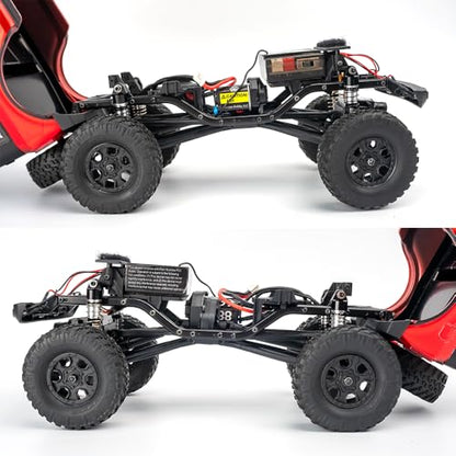 1/24th Aluminum RC Car Shocks 38mm Extended Absorber Damper for All AXIAL SCX24 AXI90081 Deadbolt C10 JLU Gladiator Bronco - size: 38mm