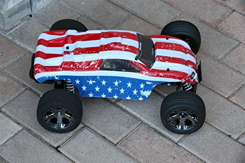 SummitLink Compatible Custom Body Flag Strip Style Replacement for 1/10 Scale RC Car or Truck (Truck not Included) R-ST-01