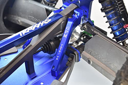 GPM Upgrades Aluminum 7075-T6 Rear Chassis Brace for 1/8 4WD Sledge Monster Truck (95076-4) RC Cars (red)