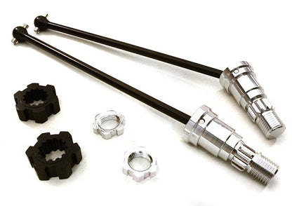Universal Drive Shafts w/Stub Axles (2) for Traxxas X-Maxx 4X4 7750 7751