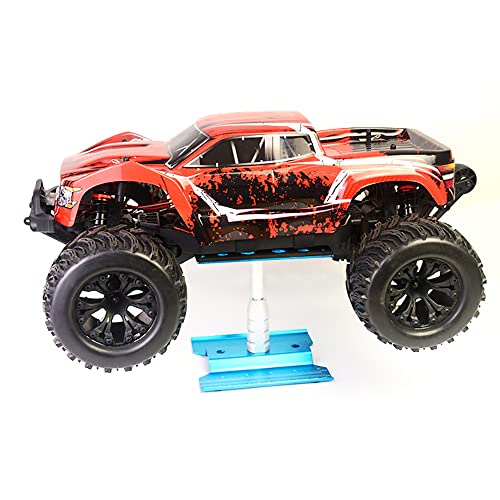 RC Cars Tool Heightening Work Stand Assembly Platform 360 Degree Rotate Repair Station 1/10 1/8 Buggy Crawler Car (Green) - color: Green