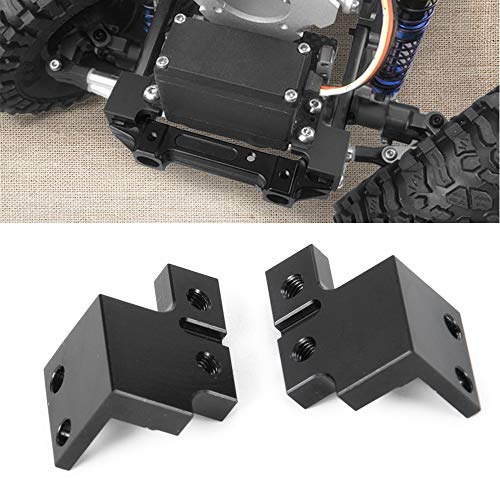QUE-T 1 Pair Metal Front Servo Base Mount for 1/10 RC Axial Scx10II 90046