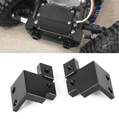 QUE-T 1 Pair Metal Front Servo Base Mount for 1/10 RC Axial Scx10II 90046