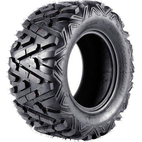 Set of 2 ATV Tires 25x10-12 All Terrain Tire, 25x10-12 Atv Tire 6PR Sand Mud Off-Road Tires, Tubeless - size: 25x10-12 6PR
