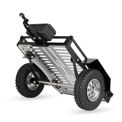 KYX Racing Aluminum RC Cars Trailer Heavy Duty Truck and RC Rock Cars Trailer for 1/10 RC Crawler Car Axial SCX10 II III TRX4 TRX6 D90 Gen7 Gen8