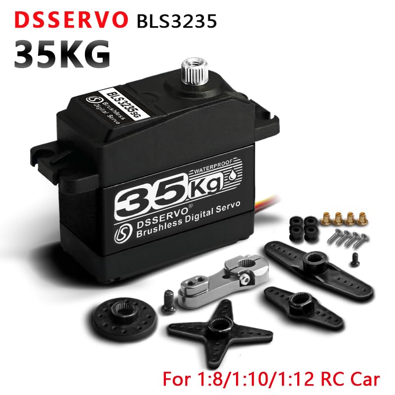 35kg Brushless RC Digital Servo High Torque Full Metal Gear IP67 Fast Steering Motor - 270 Degree - size: 35KG (270°)