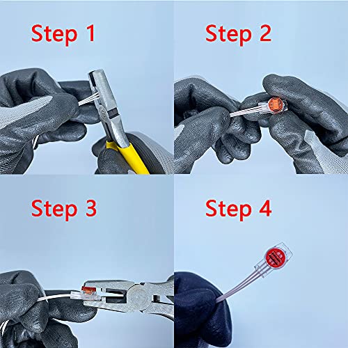 (Pack of 200) K3/UR Splice Connector Wire to Wire - color: Ur Connectors