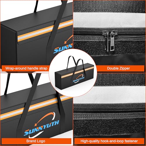 2-Pack Fireproof Ebike Battery Bag,Explosion Proof LiPo Charging & Storage Bag with Reflective Strip, Waterproof Battery Safe Case for Electric Bike/Scooter/Valuables, 19.29x4.33x7.09 - size: 19.3×4.3×7.1 in(2Pcs)