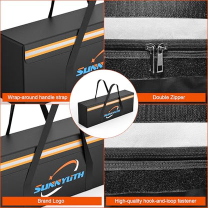 2-Pack Fireproof Ebike Battery Bag,Explosion Proof LiPo Charging & Storage Bag with Reflective Strip, Waterproof Battery Safe Case for Electric Bike/Scooter/Valuables, 19.29x4.33x7.09 - size: 19.3×4.3×7.1 in(2Pcs)