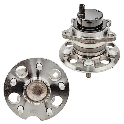 Detroit Axle - FWD Steering Knuckles Kit for 04-06 Lexus RX330, 07-09 | RX350, 06-08 RX400h, 06-07 Toyota Highlander, 2 Front Steering Knuckles & Wheel Bearing Hubs 2 Rear Wheel Bearing Hubs - size: 4UW48628/Kit