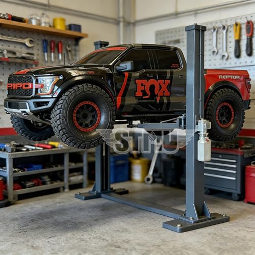4PCS 1/8 1/7 RC Short Course Truck Tires and Wheels 17mm Hex All Terrain Off Road Tyres OD 5.31'' for 1:7 1:8 RC Buggy Truck Car HSP TRAXXAS UDR FS FSR Atom ARRMA Mojave EXB YK4072 DF7 (Red) - color: Red