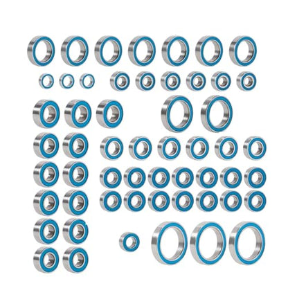 Rc Bearings For TRX6 1/10 55Pcs Sealed Bearing Set RC Crawler For Chassis G63 6X6 Axles Transmission Replacement Parts