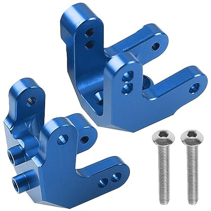 2Pcs Vgoohobby Aluminum Alloy Upper Shock Absorber Mount Bracket Compatible with 1/8 Losi LMT 4WD Solid Axle RC Monster Car (Blue)