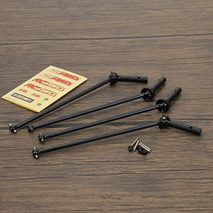 RCAWD CVD Driveshaft 183mm for ARRMA 6S, 1/8 Kraton 6S, Notorious 6S, Outcast 6S & 1/7 Fireteam 6S Upgrades Parts, #45 Steel Drive shafts Hop Ups for #AR220033#ARAC3985 Black - color: Black