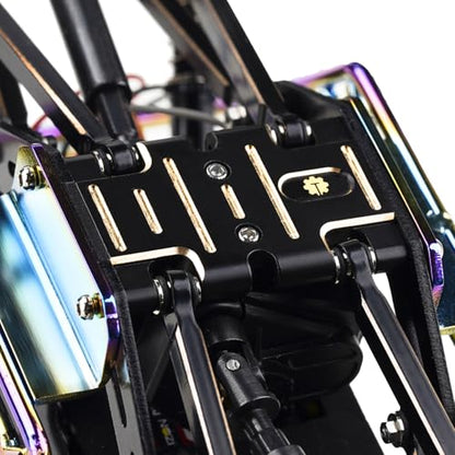 Brass Chassis Skid Plate 15g Weights for Axial AX24 XC-1 1/24 RC Crawler Car Upgrade Parts,Black Coating